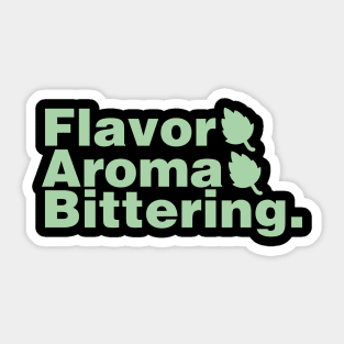 Flavor & Aroma & Bittering Sticker